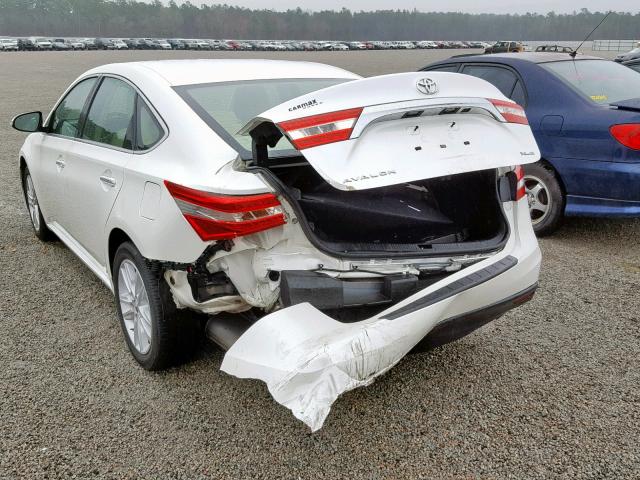 4T1BK1EBXDU022889 - 2013 TOYOTA AVALON BAS WHITE photo 9