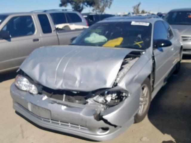 2G1WX15K129114516 - 2002 CHEVROLET MONTE CARL SILVER photo 2