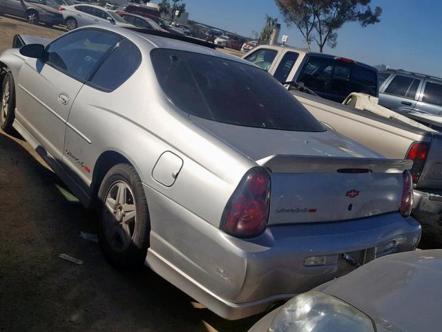 2G1WX15K129114516 - 2002 CHEVROLET MONTE CARL SILVER photo 3