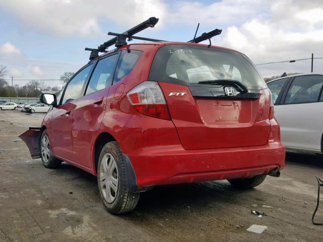 JHMGE8H25AC032770 - 2010 HONDA FIT RED photo 3