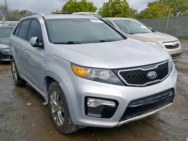 5XYKWDA28BG122505 - 2011 KIA SORENTO SX SILVER photo 1