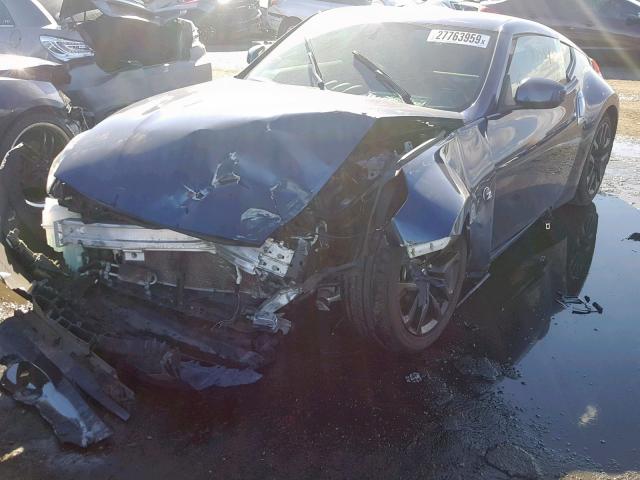 JN1AZ4EH0GM935623 - 2016 NISSAN 370Z BASE BLUE photo 2