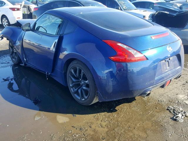 JN1AZ4EH0GM935623 - 2016 NISSAN 370Z BASE BLUE photo 3