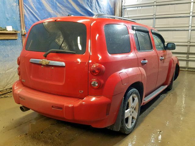 3GNDA33PX8S558099 - 2008 CHEVROLET HHR LT RED photo 4