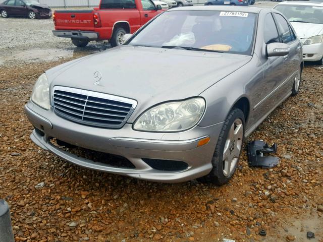 WDBNG70J43A377608 - 2003 MERCEDES-BENZ S 430 GRAY photo 2