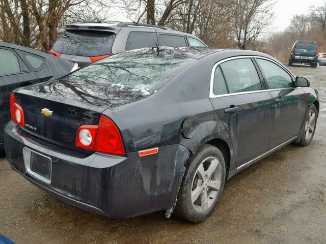 1G1ZC5E12BF370517 - 2011 CHEVROLET MALIBU 1LT შავი ფოტო 4