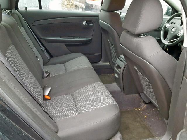 1G1ZC5E12BF370517 - 2011 CHEVROLET MALIBU 1LT შავი ფოტო 6