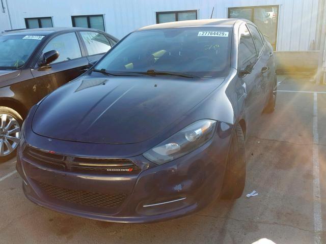 1C3CDFBB5GD694775 - 2016 DODGE DART SXT BLUE photo 2