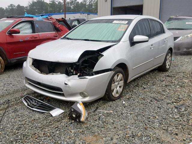 3N1AB6AP2CL663965 - 2012 NISSAN SENTRA 2.0 SILVER photo 2