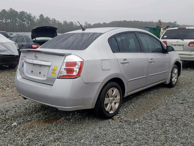 3N1AB6AP2CL663965 - 2012 NISSAN SENTRA 2.0 SILVER photo 4