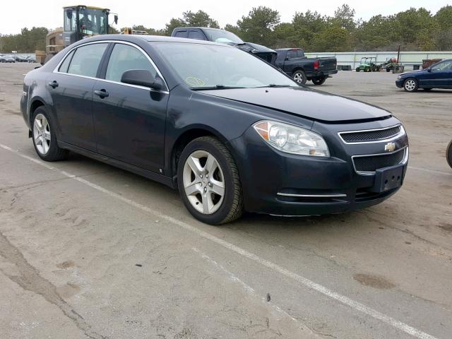 1G1ZG57B49F237939 - 2009 CHEVROLET MALIBU LS BLACK photo 1