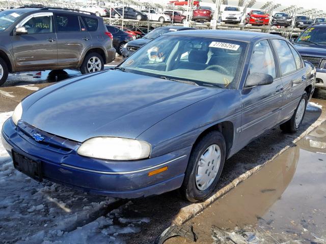 2G1WL52M8S9127580 - 1995 CHEVROLET LUMINA BLUE photo 2