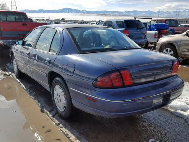 2G1WL52M8S9127580 - 1995 CHEVROLET LUMINA BLUE photo 3