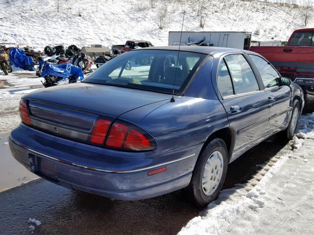 2G1WL52M8S9127580 - 1995 CHEVROLET LUMINA BLUE photo 4