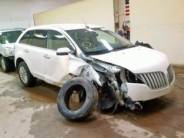 2LMDJ8JK6CBL10802 - 2012 LINCOLN MKX WHITE photo 1