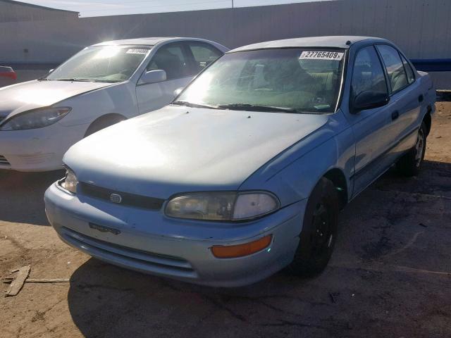 1Y1SK5362RZ050144 - 1994 CHEVROLET PRIZM BLUE photo 2