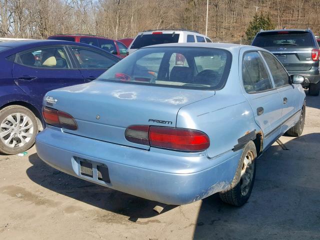 1Y1SK5362RZ050144 - 1994 CHEVROLET PRIZM BLUE photo 4