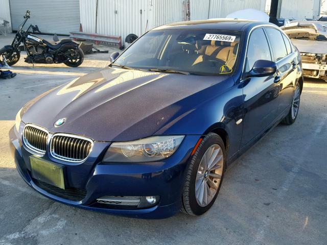 WBAPN7C58BA780839 - 2011 BMW 335 D BLUE photo 2