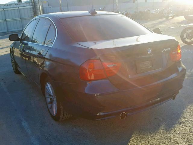 WBAPN7C58BA780839 - 2011 BMW 335 D BLUE photo 3