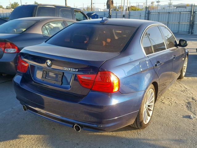 WBAPN7C58BA780839 - 2011 BMW 335 D BLUE photo 4