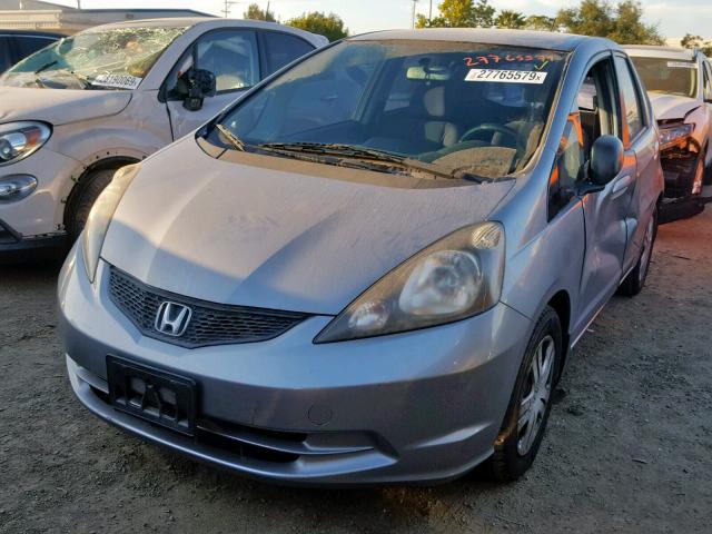 JHMGE88279C001953 - 2009 HONDA FIT SILVER photo 2