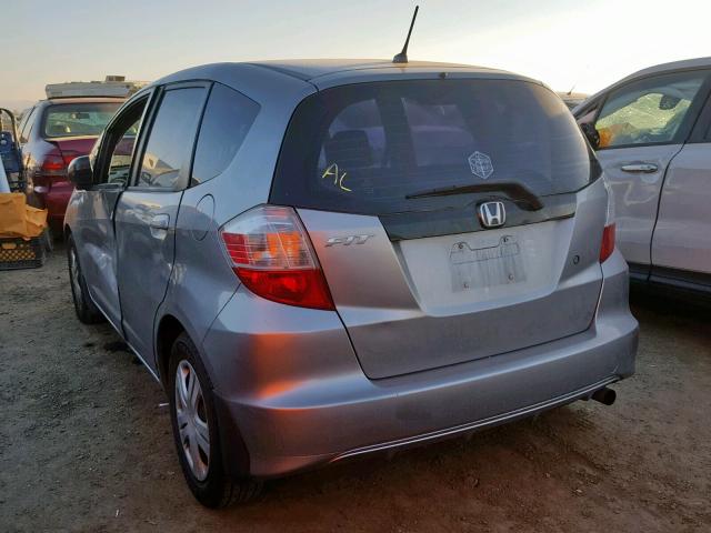 JHMGE88279C001953 - 2009 HONDA FIT SILVER photo 3