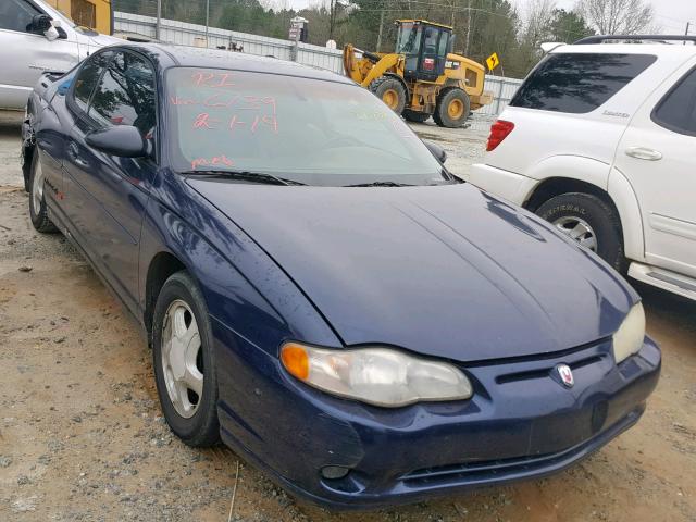 2G1WX15K929156139 - 2002 CHEVROLET MONTE CARL BLUE photo 1