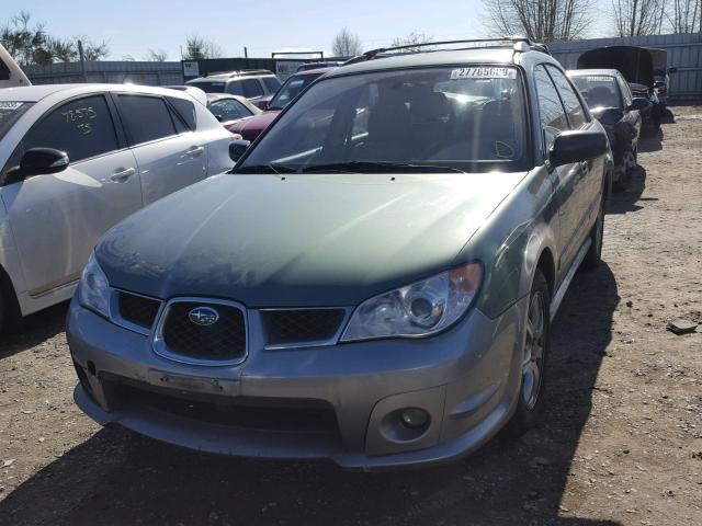 JF1GG63697H809060 - 2007 SUBARU IMPREZA OU GREEN photo 2