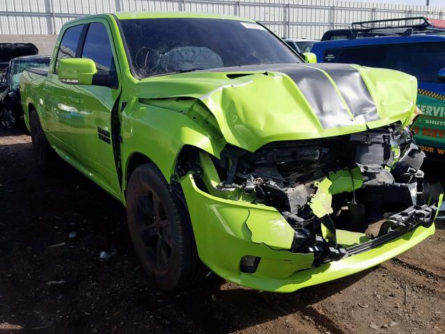 1C6RR6MTXHS752137 - 2017 RAM 1500 SPORT GREEN photo 1