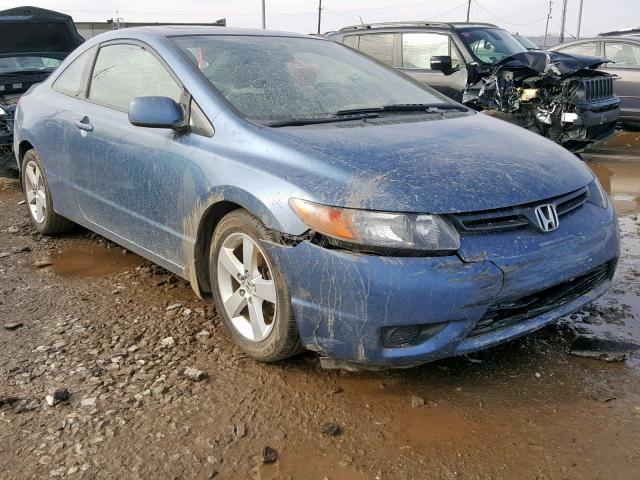 2HGFG12938H559347 - 2008 HONDA CIVIC EXL BLUE photo 1