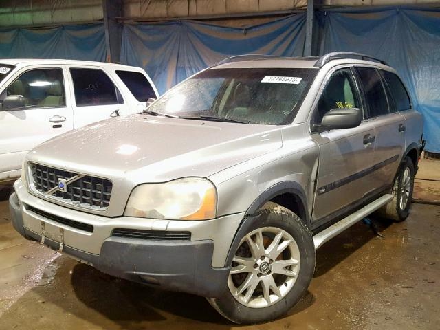 YV1CZ911751156322 - 2005 VOLVO XC90 T6 SILVER photo 2