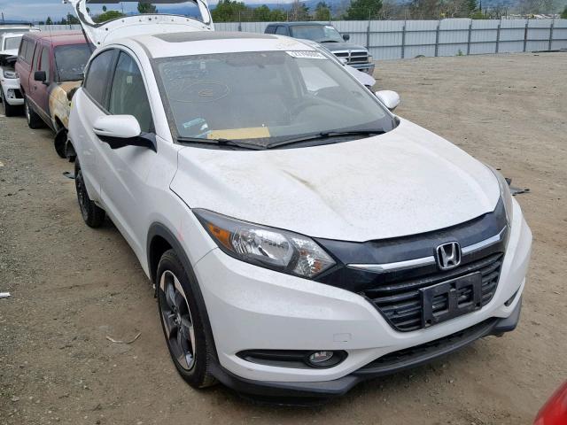 3CZRU5H57JM705749 - 2018 HONDA HR-V EX WHITE photo 1