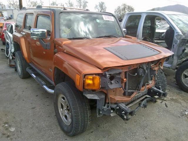 5GTDN13E178243661 - 2007 HUMMER H3 ORANGE photo 1