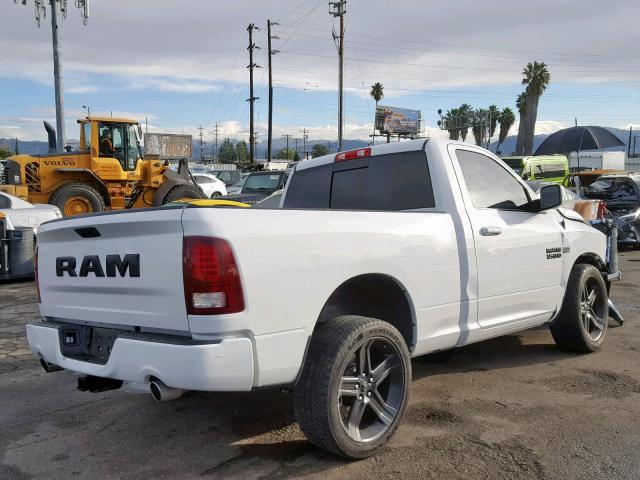 3C6JR6CTXHG787086 - 2017 RAM 1500 SPORT WHITE photo 4