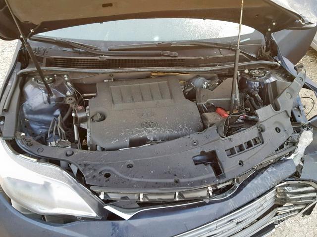 4T1BK1EB0FU191175 - 2015 TOYOTA AVALON XLE BLUE photo 7