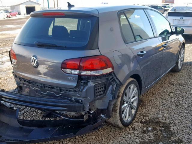 WVWDM7AJ0EW004379 - 2014 VOLKSWAGEN GOLF 灰色 照片 4