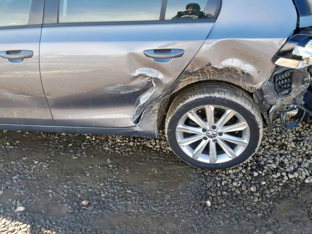 WVWDM7AJ0EW004379 - 2014 VOLKSWAGEN GOLF 灰色 照片 9