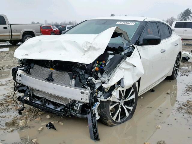 1N4AA6AP7JC361568 - 2018 NISSAN MAXIMA 3.5 WHITE photo 2