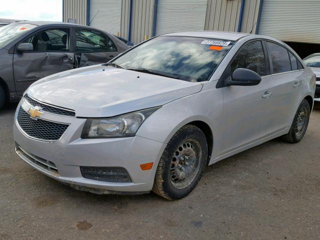 1G1PD5SH8B7159080 - 2011 CHEVROLET CRUZE LS SILVER photo 2