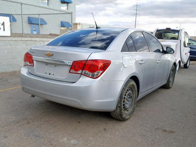 1G1PD5SH8B7159080 - 2011 CHEVROLET CRUZE LS SILVER photo 4