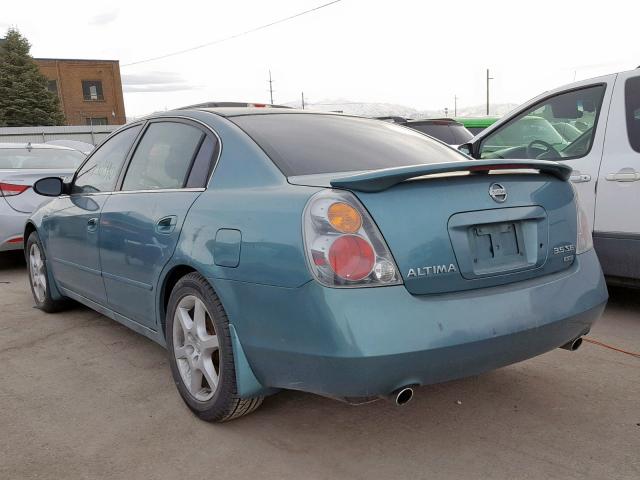 1N4BL11D62C109156 - 2002 NISSAN ALTIMA SE TEAL photo 3