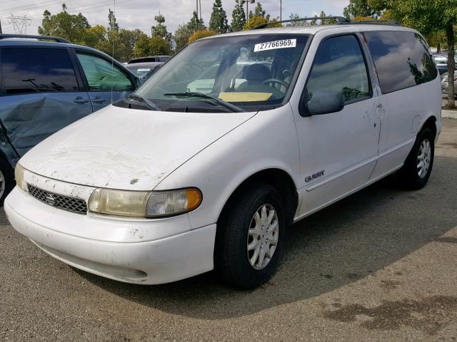 4N2DN1117WD802933 - 1998 NISSAN QUEST XE WHITE photo 2