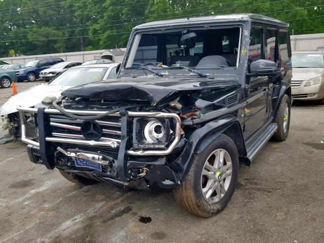 WDCYC3HF0EX220588 - 2014 MERCEDES-BENZ G 550 BLACK photo 2