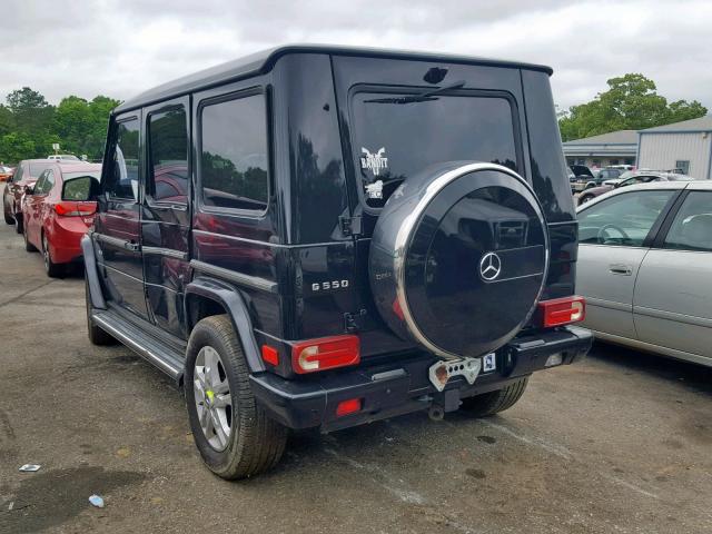 WDCYC3HF0EX220588 - 2014 MERCEDES-BENZ G 550 BLACK photo 3