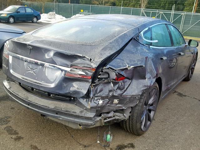 5YJSA1E27HF189068 - 2017 TESLA MODEL S Գրաֆիտ լուսանկար 4