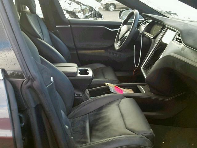 5YJSA1E27HF189068 - 2017 TESLA MODEL S Գրաֆիտ լուսանկար 5