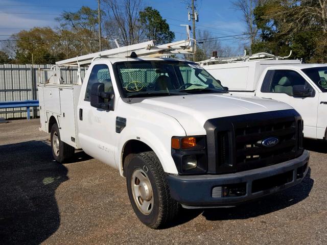 1FDWF30558EC54433 - 2008 FORD F350 SRW S WHITE photo 1