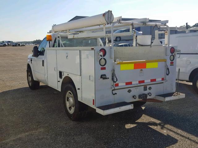 1FDWF30558EC54433 - 2008 FORD F350 SRW S WHITE photo 3