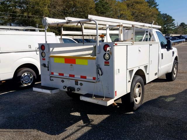 1FDWF30558EC54433 - 2008 FORD F350 SRW S WHITE photo 4