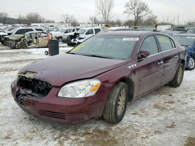 1G4HP57277U168767 - 2007 BUICK LUCERNE RED photo 2